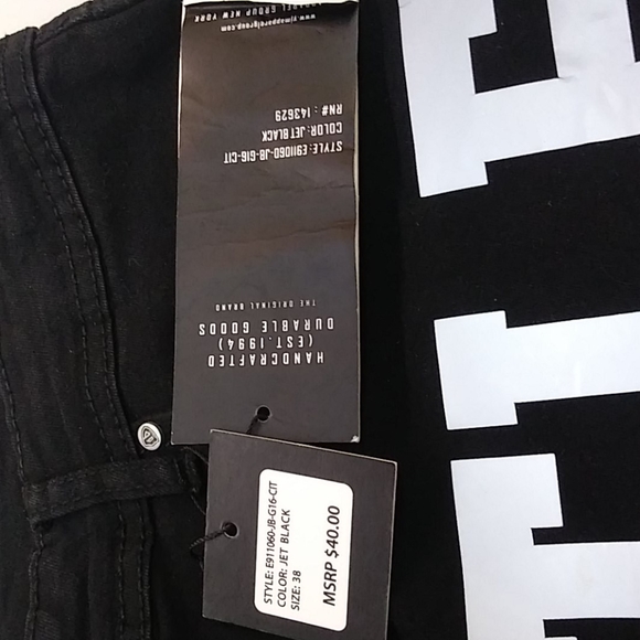 Men's Encrypted Black Shorts - Picture 2 of 3